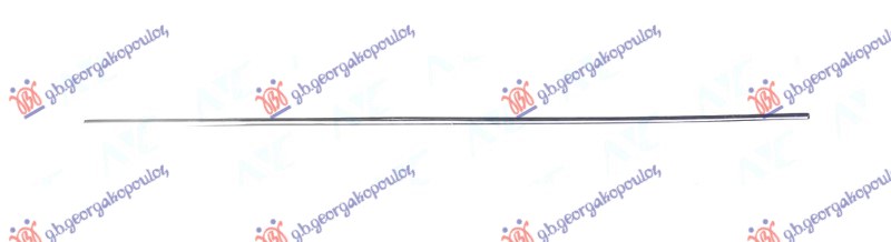LAJSNA PREDNJIH VRATA HROM MERCEDES E CLASS COUPE/CABRIO 2013-2016 (C207)