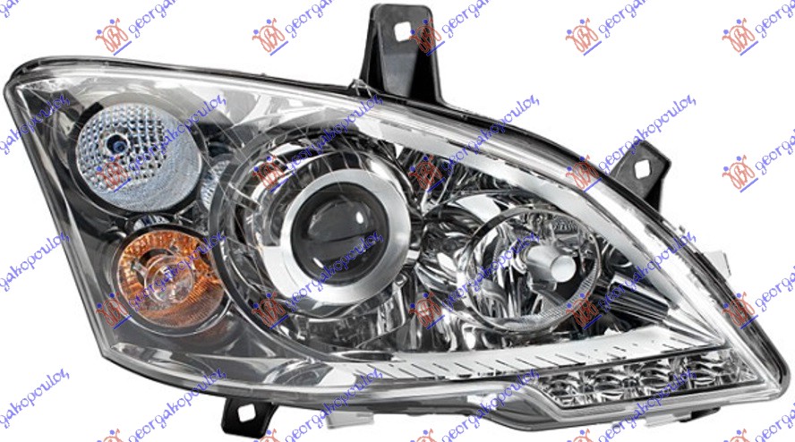 FAR Bi-XENON AFS SA LED DNEVNIM SVETLOM (DEPO) MERCEDES VITO & VIANO 2010-2015 (W639)