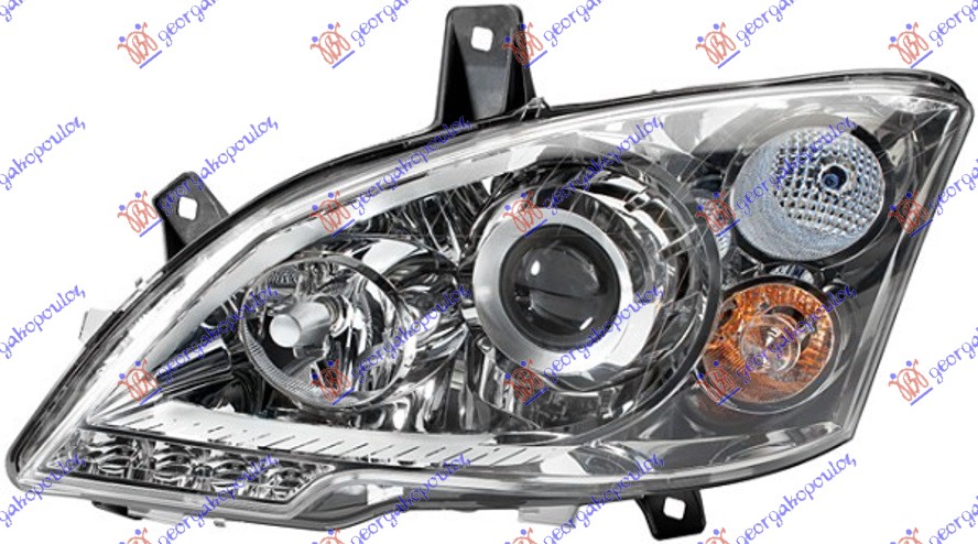 FAR Bi-XENON AFS SA LED DNEVNIM SVETLOM (DEPO) MERCEDES VITO & VIANO 2010-2015 (W639)
