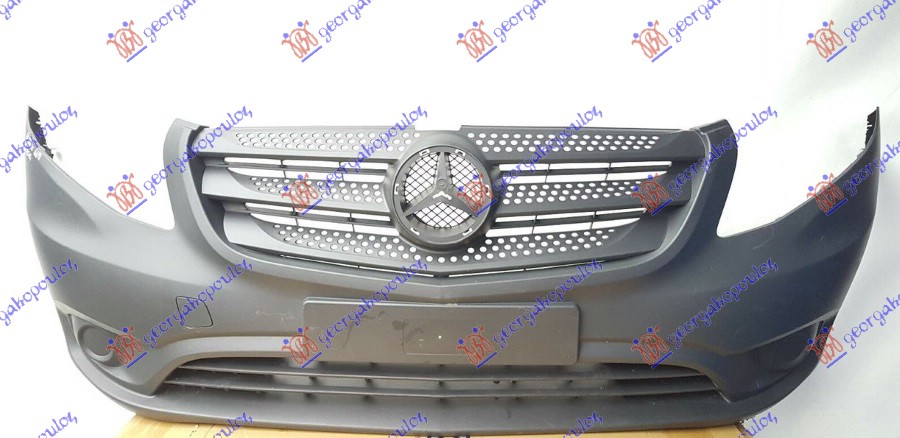 PREDNJI BRANIK SIVI (SA/BEZ PDC SENZORA) (A KVALITET) MERCEDES VITO 2015- (W447)