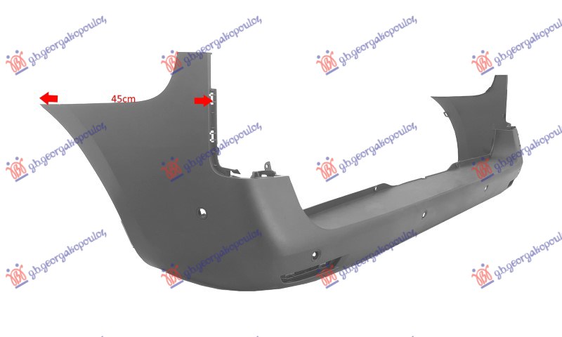 ZADNJI BRANIK SIVI (NOSAC SENZORA MRTVOG UGLA) (6 PDC SENZORA) MERCEDES VITO 2015- (W447)