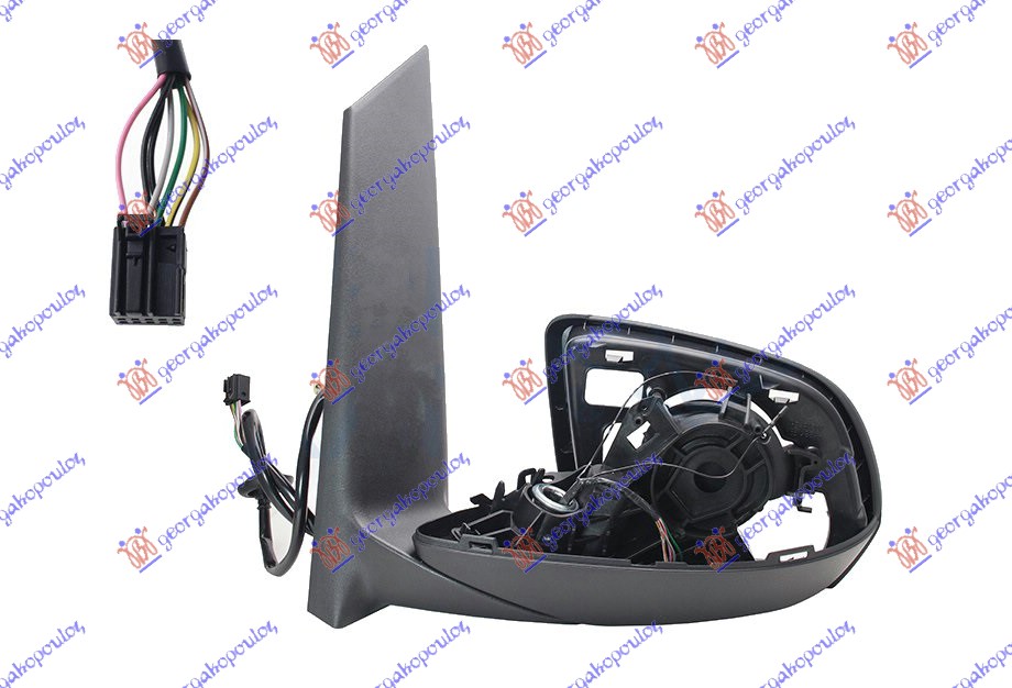 RETROVIZOR (SAMO KUCISTE) ELEKTRICNI SA GREJACEM (7 PIN) (A KVALITET) MERCEDES VITO 2015- (W447)