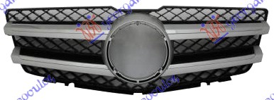 PVC MASKA HROM/SREBRNO-CRNA (OFF ROAD/AMG-LINE) MERCEDES GLK 2008-2012 (X204)