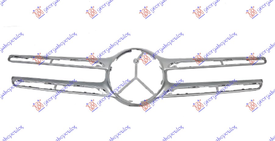 PVC MASKA SPOLJASNJA SREBRNA (KAMERA) (SUV) MERCEDES GLC 2015-2020 (X253/C253)