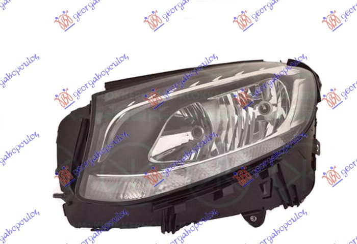FAR ELEKTRICNI SA LED DNEVNIM SVETLOM (DEPO) MERCEDES GLC 2015-2020 (X253/C253)