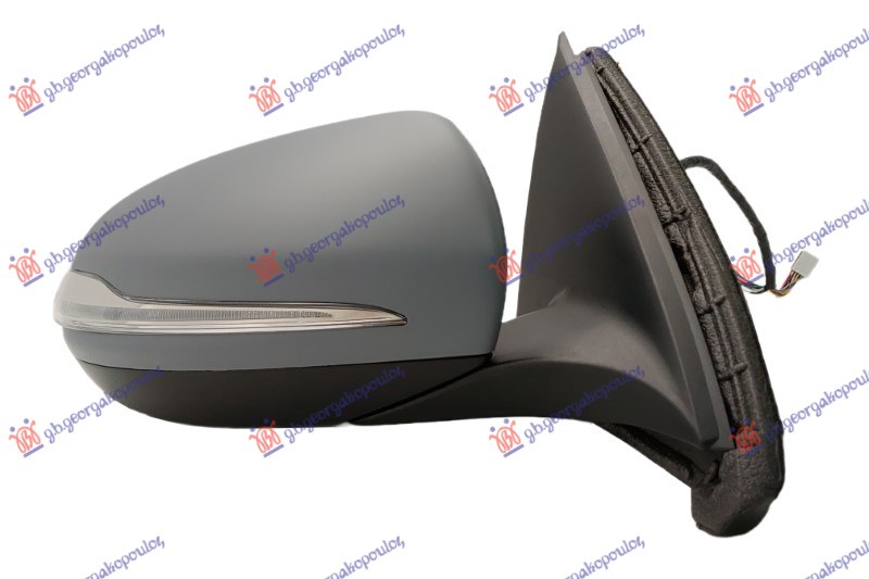 RETROVIZOR ELEKTRICNI SA GREJACEM PM (ELEKTRO-SKLOPIV) (MEMORIJA) (MIGAVAC) (SVETLO) (10 OTV 7PIN + 10 OTV 7 PIN) MERCEDES GLC 2015-2020 (X253/C253)