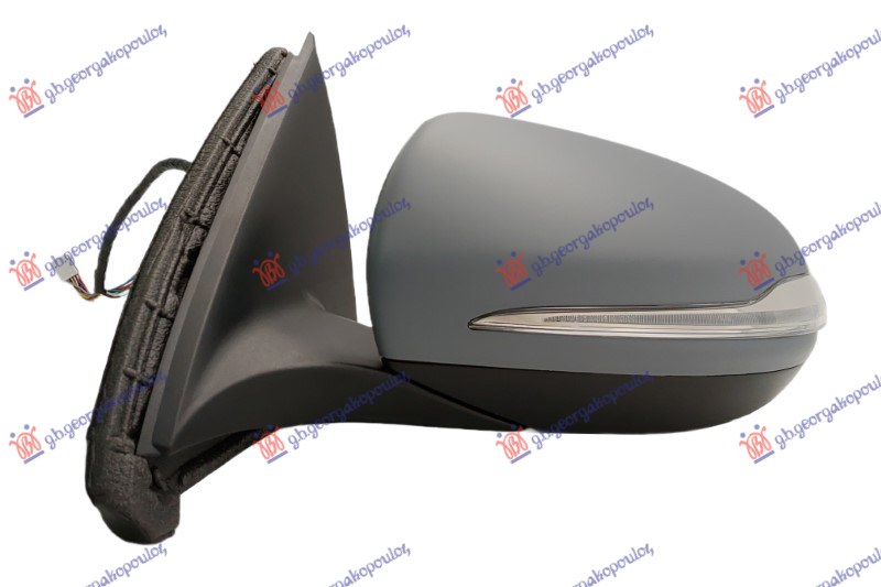 RETROVIZOR ELEKTRICNI SA GREJACEM PM (ELEKTRO-SKLOPIV) (MEMORIJA) (MIGAVAC) (SVETLO) (10OTV/7PIN+10OTV/7PIN) (ASFERICNO) MERCEDES GLC 2015-2020 (X253/C253)