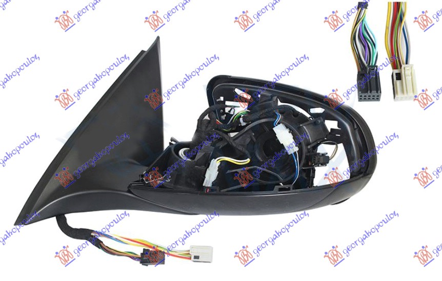 RETROVIZOR (SAMO KUCISTE) ELEKTRICNI SA GREJACEM (ELEKTRO-SKLOPIV) (MEMORIJA) (MRTAV UGAO) (17 PIN) MERCEDES GLC 2015-2020 (X253/C253)