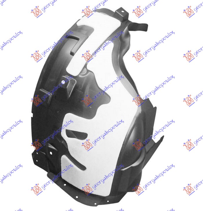 POTKRILO (ZADNJI DEO) PLASTICNO MERCEDES GLE COUPE 2015-2019 (C292)