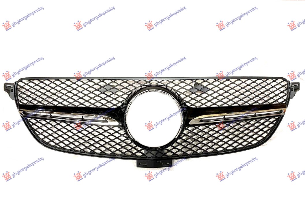 PVC MASKA CRNA (CRNI OKVIR & HROM LAJSNE) MERCEDES GLE COUPE 2015-2019 (C292)
