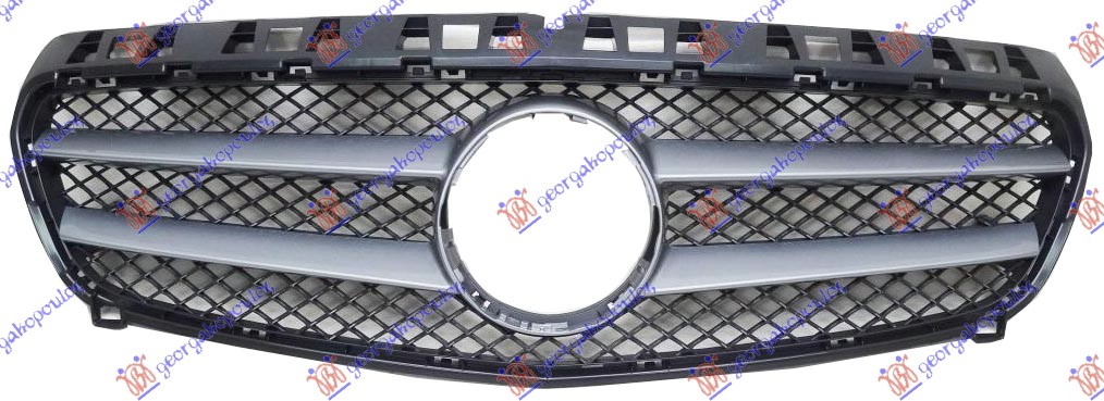PVC MASKA CRNA/SREBRNO-SIVA MERCEDES A CLASS 2012-2015 (W176)