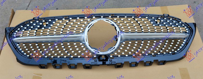 PVC MASKA CRNA (SREBRNA LAJSNA) (PDS SENZORI & KAMERA) (AMG) MERCEDES A CLASS SEDAN 2018- (V177)
