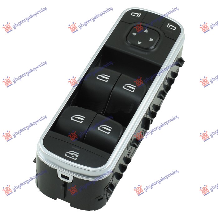 PREKIDAC U PREDNJIM VRATIMA (4 TASTERA) HROM (3 PIN) MERCEDES B CLASS 2019- (W247)