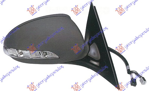 RETROVIZOR ELEKTRICNI SA GREJACEM (ELEKTRO-SKLOPIV) (MEMORIJA) -2009 (A KVALITET) (ASFERICNO STAKLO) MERCEDES S CLASS 2005-2013 (W221)