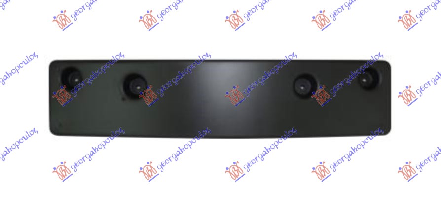 DRZAC PREDNJE TABLICE PLASTICNI (S-63) MERCEDES S CLASS 2013-2017 (W222)