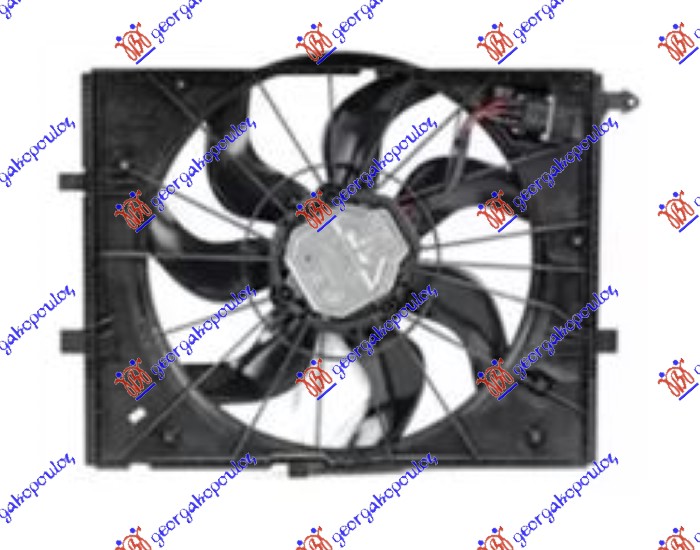 VENTILATOR KOMPLET (BENZIN/DIZEL HIBRID) MERCEDES S CLASS 2013-2017 (W222)