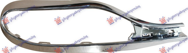 OKVIR IZDUVNE CEVI AUSPUHA HROM MERCEDES S CLASS 2020- (W223)