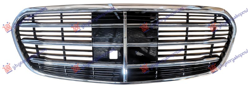 PVC MASKA HROM/CRNA (KAMERA) (HROM OKVIR) (AMG) MERCEDES S CLASS 2020- (W223)