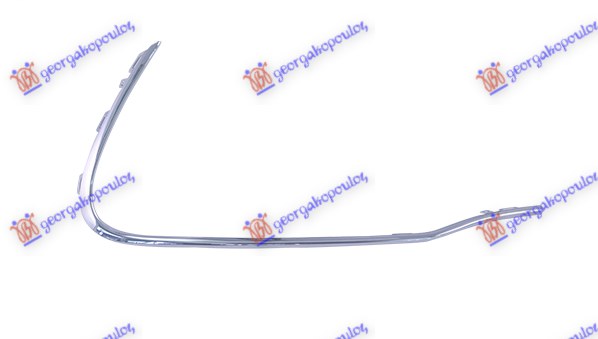 LAJSNA RESETKE PREDNJEG BRANIKA HROM (AMG-LINE) MERCEDES S CLASS 2020- (W223)