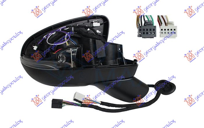 RETROVIZOR (SAMO KUCISTE) ELEKTRICNI SA GREJACEM (MEMORIJA) (MIGAVAC) (11 PIN) MERCEDES CLA 2023- (C118/X118)