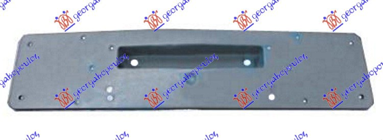 DRZAC PREDNJE TABLICE PLASTICNI (AMG) MERCEDES ML 2011- (W166)