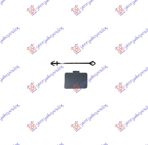 POKLOPAC KUKE ZADNJEG BRANIKA MERCEDES R CLASS 2006-2010 (W251)