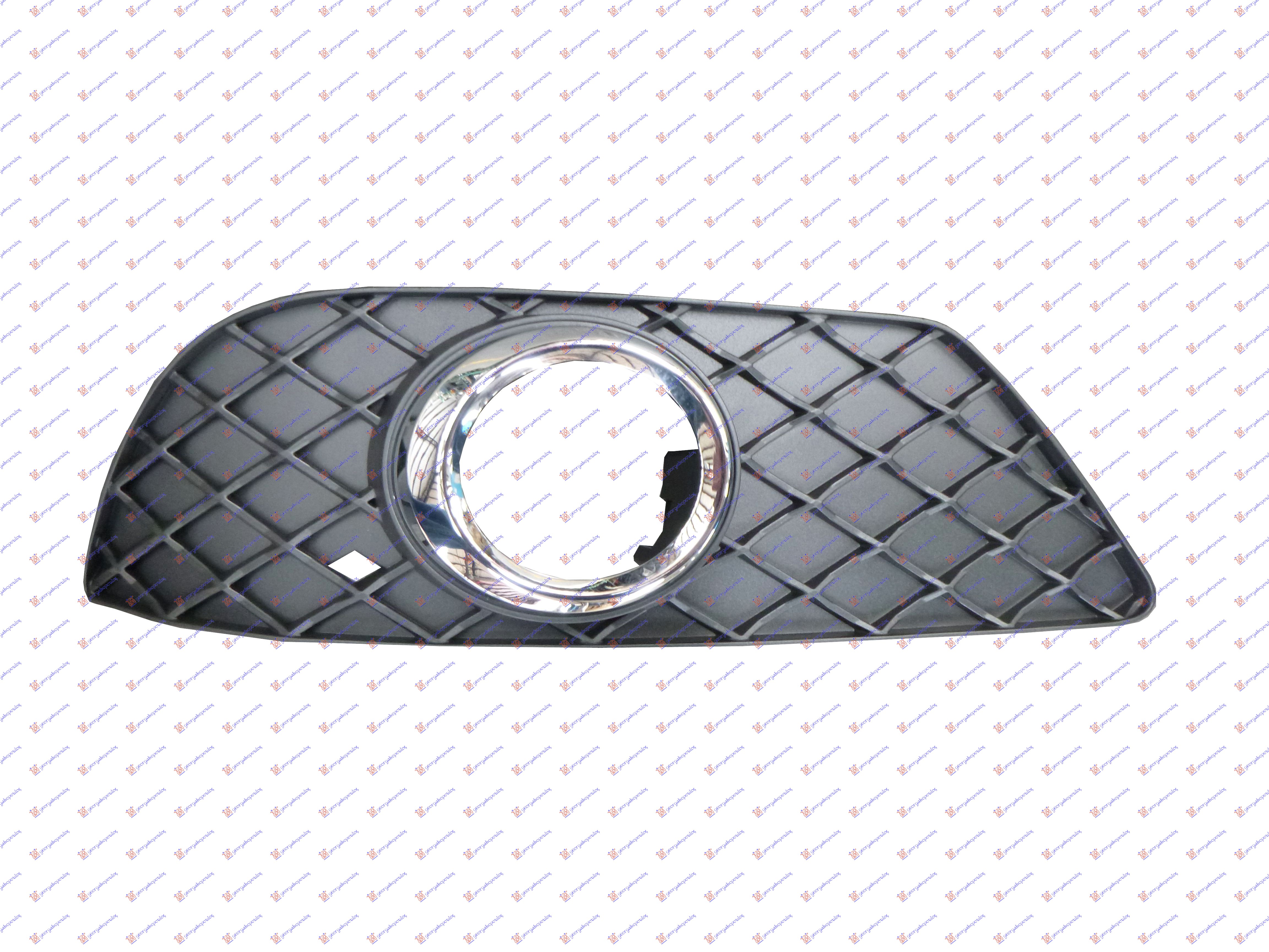 RESETKA PREDNJEG BRANIKA (SA OKRUGLIM MAGLENKAMA) MERCEDES C CLASS 2011-2014 (W204)