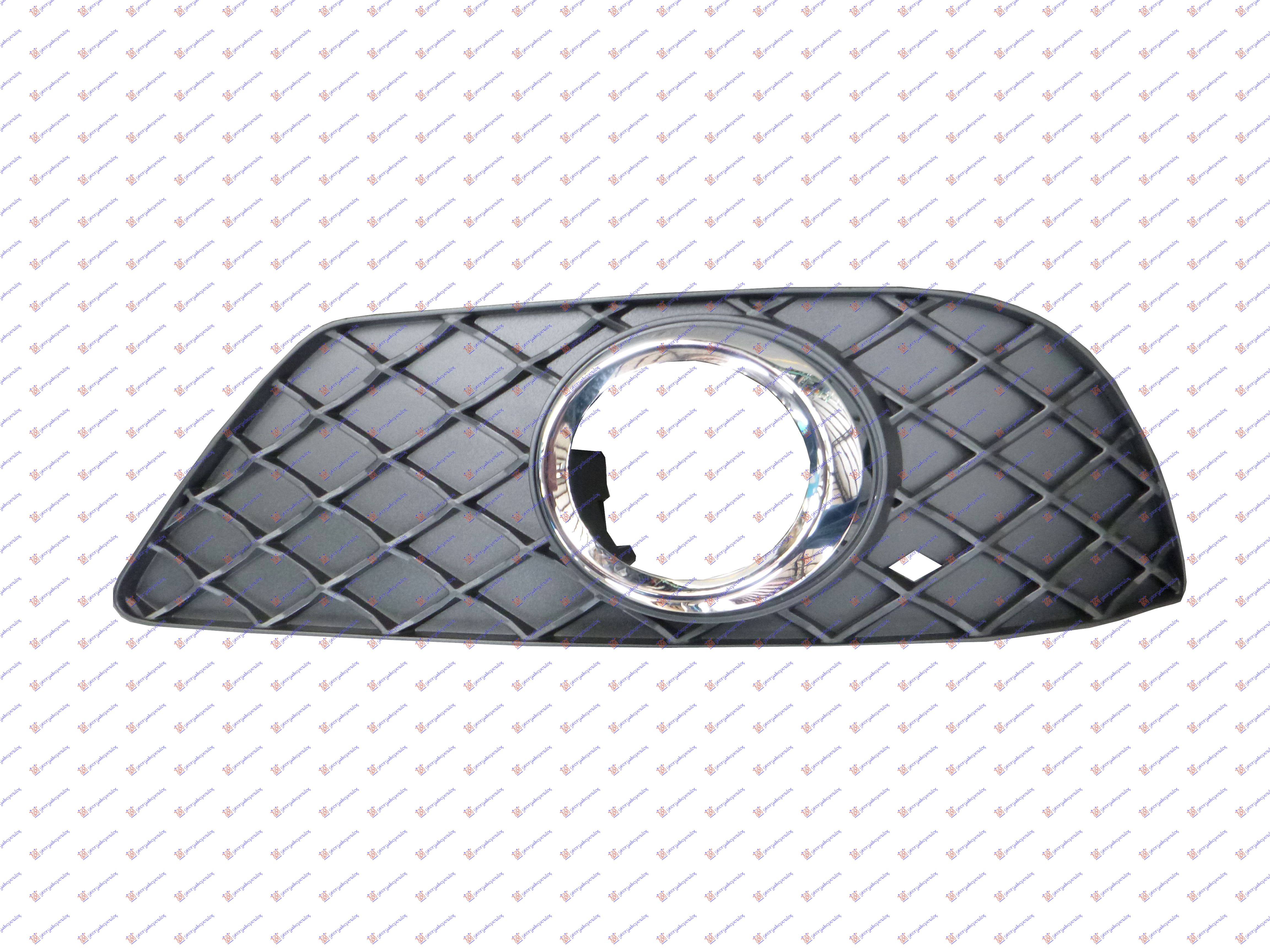 RESETKA PREDNJEG BRANIKA (SA OKRUGLIM MAGLENKAMA) MERCEDES C CLASS 2011-2014 (W204)