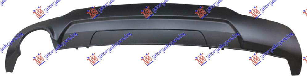 SPOJLER ZADNJEG BRANIKA (1 OTVOR ZA CEV AUSPUHA) (AMG-LINE) MERCEDES C CLASS COUPE 2011-2015 (W204)