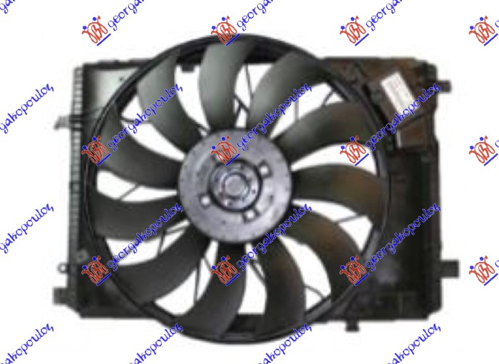 VENTILATOR KOMPLET (6.2 BENZIN) MERCEDES CLS COUPE 2010-2014 (W218)