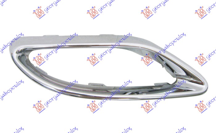 OKVIR IZDUVNE CEVI AUSPUHA HROM MERCEDES E CLASS 2016-2020 (W213)
