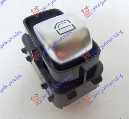 PREKIDAC U PREDNJIM (& ZADNJIM L=D) VRATIMA (CRNI NOSAC/SREBRNI TASTER) (CRVENO SVETLO) (4 PIN) MERCEDES C CLASS COUPE/CABRIO 2015-2018 (W205)