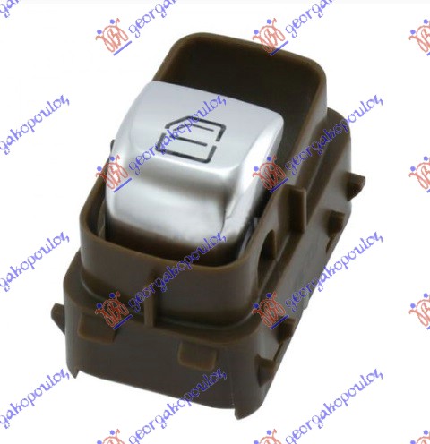 PREKIDAC U PREDNJIM (& ZADNJIM L=D) VRATIMA (BRAON NOSAC/SREBRNI TASTER) (CRVENO SVETLO) (4 PIN) MERCEDES C CLASS COUPE/CABRIO 2015-2018 (W205)