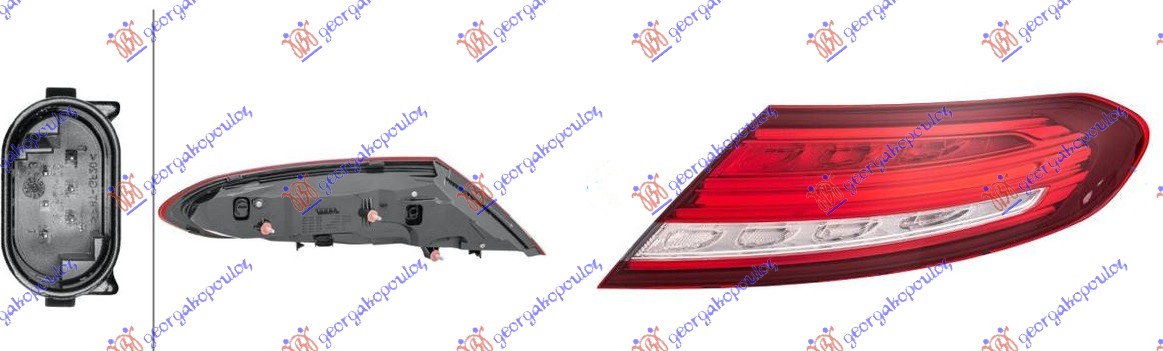 STOP LAMPA SPOLJASNJA LED (HELLA) MERCEDES C CLASS COUPE/CABRIO 2015-2018 (W205)