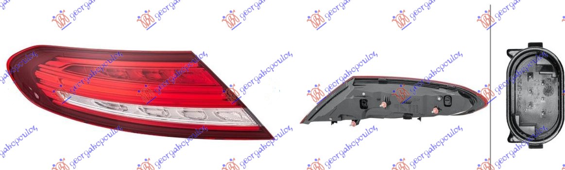 STOP LAMPA SPOLJASNJA LED (HELLA) MERCEDES C CLASS COUPE/CABRIO 2015-2018 (W205)