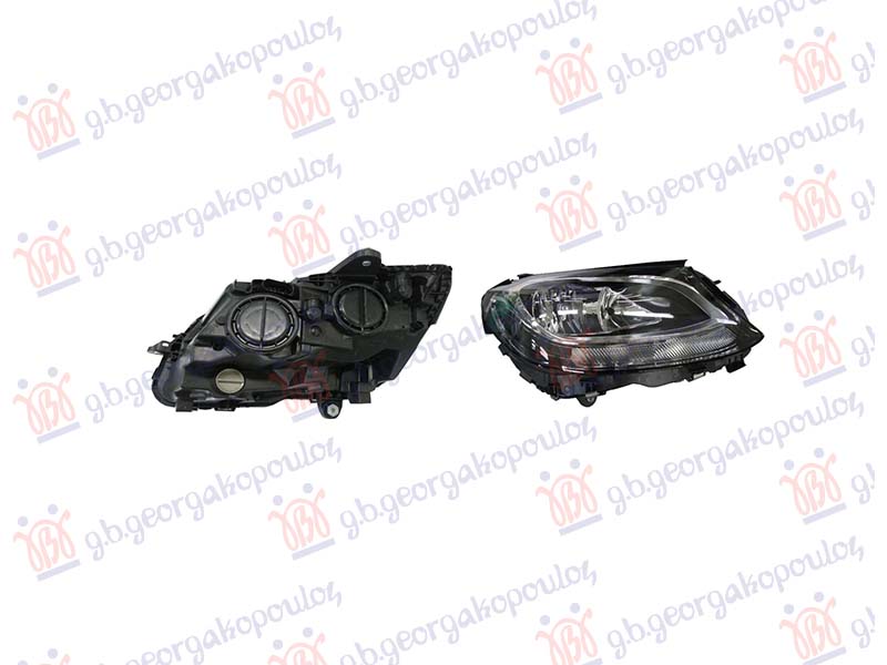 FAR SA LED DNEVNIM SVETLOM (H7/H7/PWY24W/LED) (DEPO) MERCEDES C CLASS COUPE/CABRIO 2015-2018 (W205)