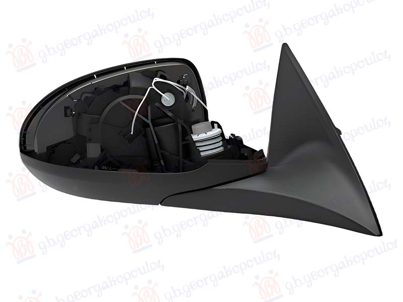 RETROVIZOR ELEKTRICNI SA GREJACEM (MIGAVAC) (SVETLO) (BEZ STAKLA) (BEZ POKLOPCA) (10OTV/7 PIN+10OTV/1 PIN) MERCEDES C CLASS SDN/S.W. 2021- (W206)