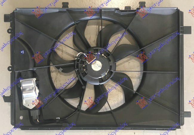 VENTILATOR KOMPLET (BENZIN/DIZEL) (405mm) (4 PIN) MERCEDES B CLASS 2011-2014 (W246)