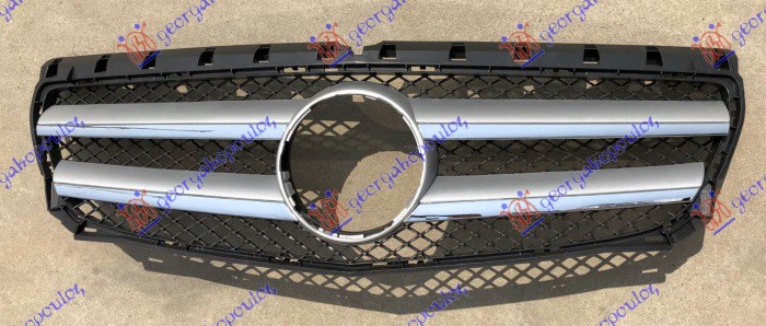 PVC MASKA CRNA (LAJSNE SREBRNE/HROM) MERCEDES B CLASS 2014-2019 (W246)