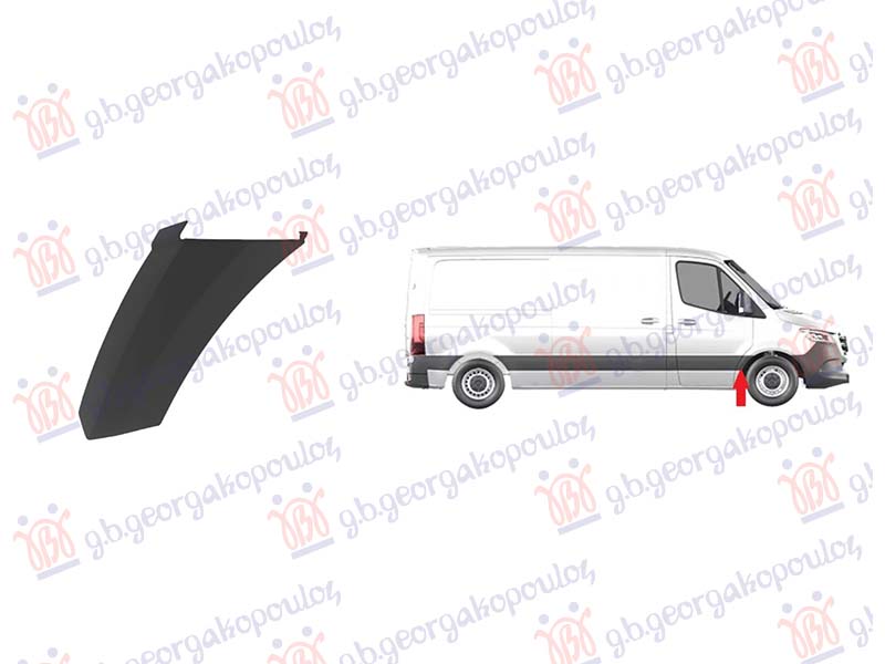LAJSNA PREDNJEG BLATOBRANA MALA MERCEDES SPRINTER 2018- (W907)
