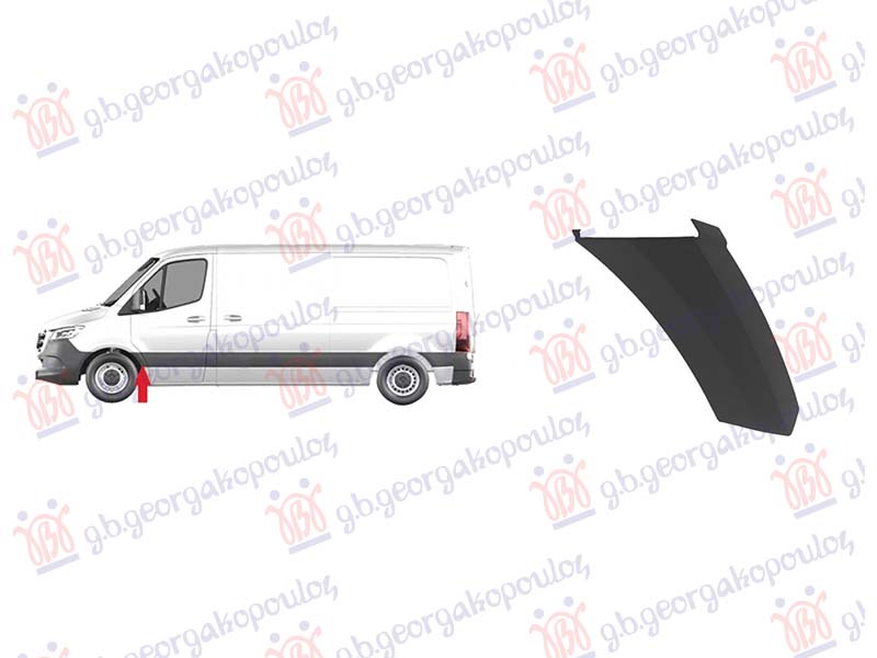 LAJSNA PREDNJEG BLATOBRANA MALA MERCEDES SPRINTER 2018- (W907)