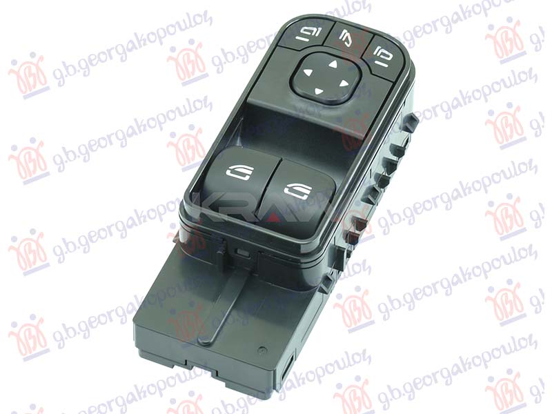 PREKIDAC U PREDNJIM VRATIMA (2 TASTERA) (ELEKTRO-SKLOPIV RETROVIZOR) (3 PIN) MERCEDES SPRINTER 2018- (W907)
