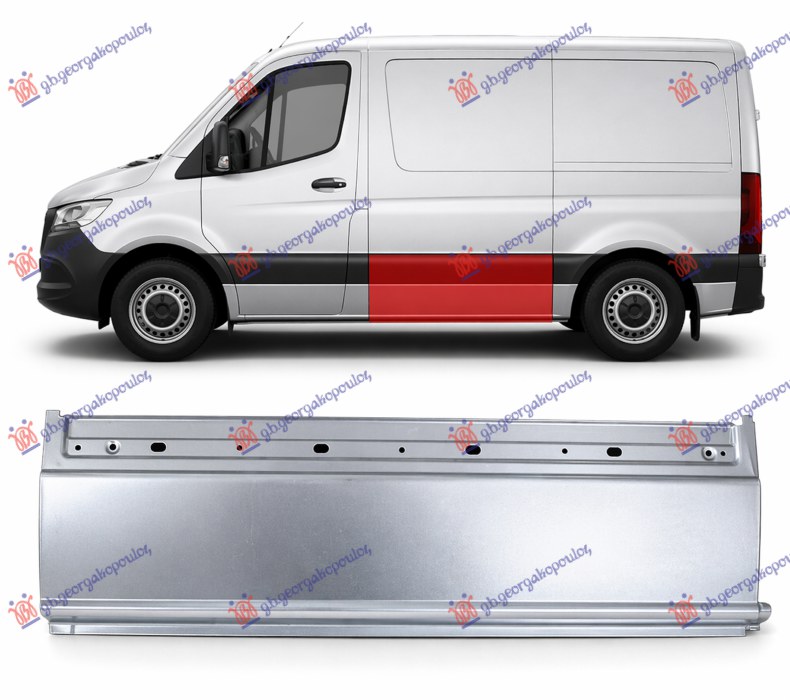 BOCNI LIM DONJI (3250 mm) (40 cm) MERCEDES SPRINTER 2018- (W907)
