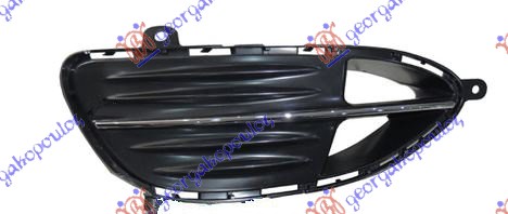 RESETKA PREDNJEG BRANIKA KOMPLET SA HROM LAJSNOM (ELEGANCE) MERCEDES E CLASS 2013-2016 (W212)