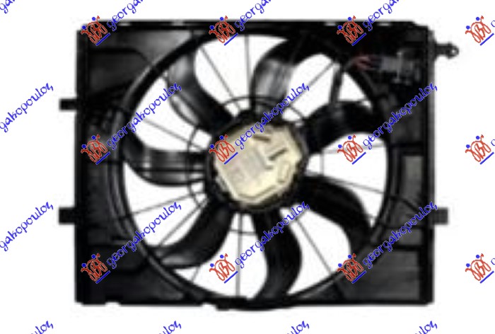 VENTILATOR KOMPLET (2.0/3.0 BENZIN) MERCEDES E CLASS 2016-2020 (W213)