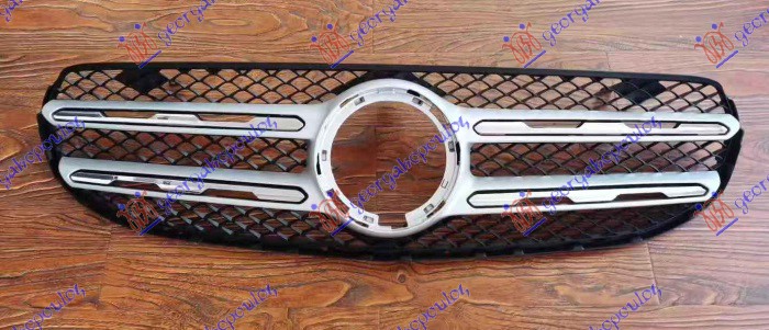 PVC MASKA KOMPLET SREBRNA (HROM LAJSNE) MERCEDES GLC SUV/COUPE 2020-2023 (X253/C253)