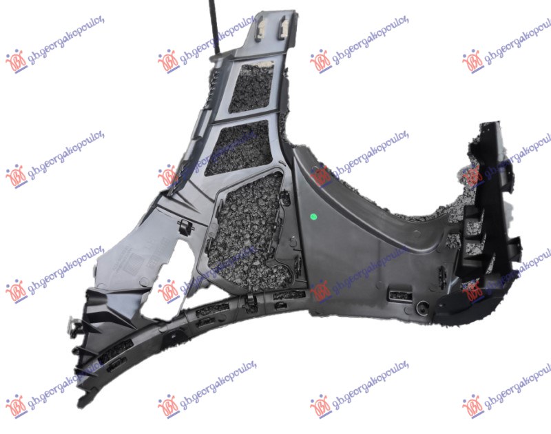 NOSAC PREDNJEG BRANIKA BOCNI PLASTICNI (AMG LINE) MERCEDES GLC SUV/COUPE 2023- (X254/C254)
