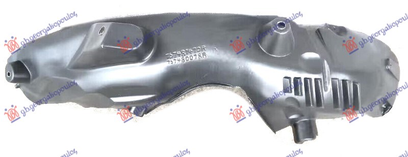 ZADNJE POTKRILO PLASTICNO SMART FORFOUR 2015- (453)