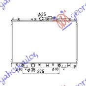 HLADNJAK MOTORA 1.8/2.0cc (AUTO) (+/-AC) (42.5x65.8) (KOYO) MITSUBISHI PAJERO PININ 1999-2007 (H6W/H7W)