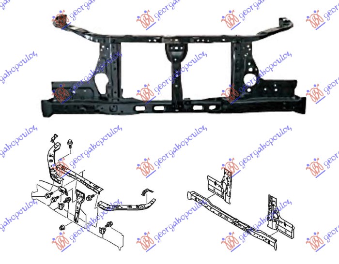 VEZNI LIM KOMPLET FIAT FULLBACK 2016- (502/503)